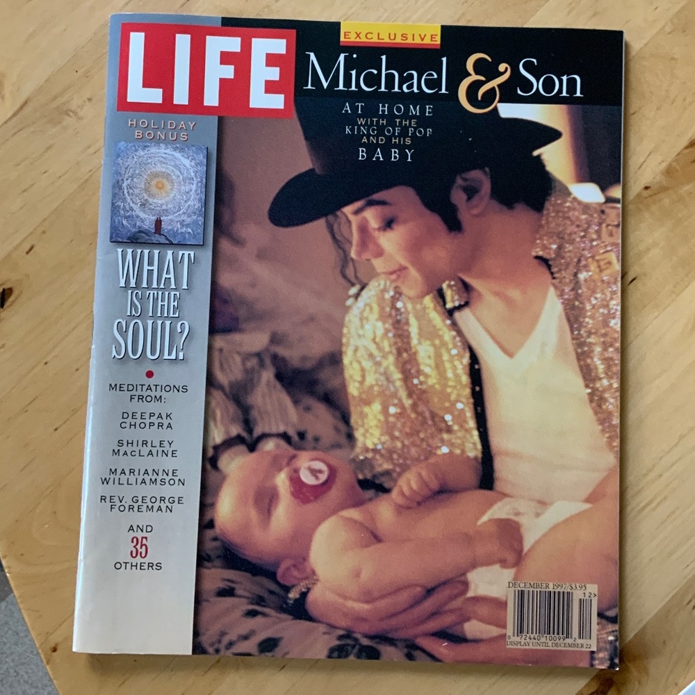 Michael Jackson & Son Vintage LIFE Magazine December 1997